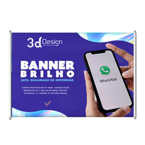 Banner Vinil Brilho 280g Horizontal