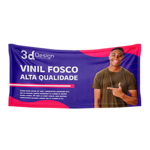 Lona Vinil Fosco sem Acabamento