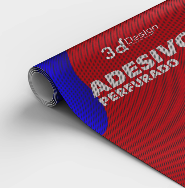 Adesivo Perfurado